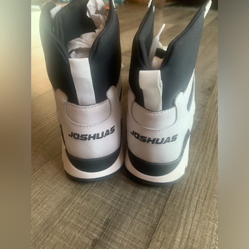 Joshua’s Hydro Michael black/white high top women’s athletic shoe size 6 1/2